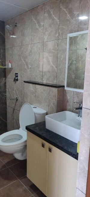 Bathroom in 1 BHK Apartment at Prestige Jindal City, Bagalakunte – for Rent