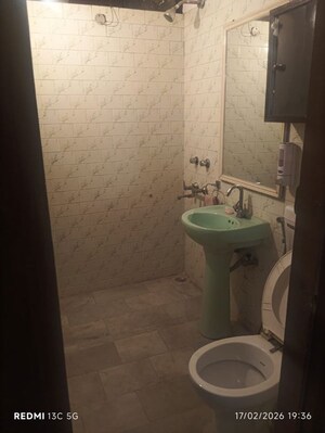 Bathroom in 3 BHK Builder Floor at Malviya Nagar – for Rent