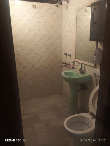 Bathroom in 3 BHK Builder Floor at Malviya Nagar – for Rent