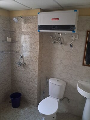 Bathroom in 2 BHK Apartment at Amrapali Heartbeat City, Sector 107 – for Rent