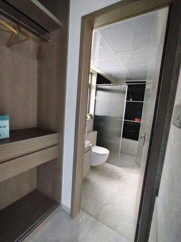 Bathroom in 3 BHK Apartment at Indiabulls One Indiabulls, Pokhran Road No Two – for Rent