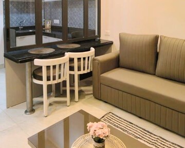 Balcony in 1 BHK Apartment at Lodha Crown Quality Homes, Majiwada – for Rent