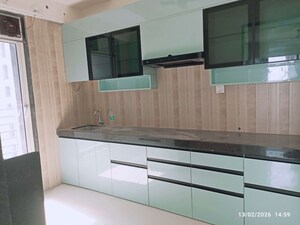 Kitchen in 3 BHK Apartment at Sheth Zuri, Laxmi Nagar – for Rent