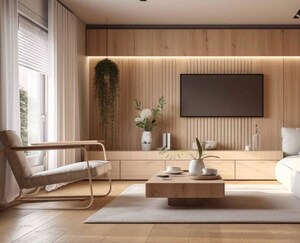 Living Room in 3 BHK Apartment at Rajarhat New Town – for Sale