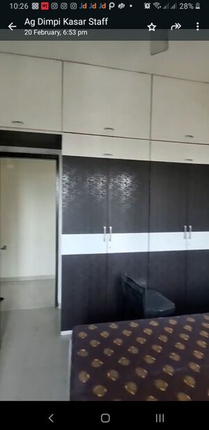 Kitchen in 3 BHK Apartment at Harmony Signature Towers, Owale – for Rent