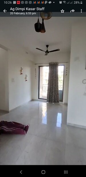 Living Room in 3 BHK Apartment at Harmony Signature Towers, Owale – for Rent