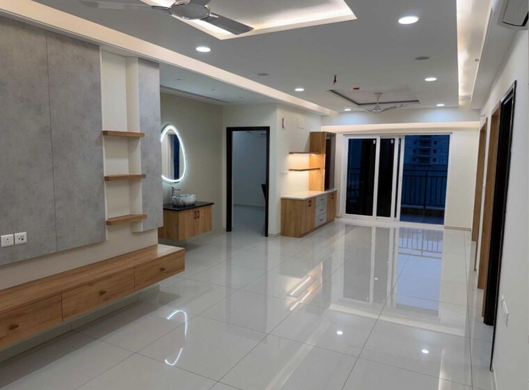Living Room, rajapushpa-provincia 3 Bedroom 1715 Sq.Ft. Apartment In Narsingi Hyderabad 10020746