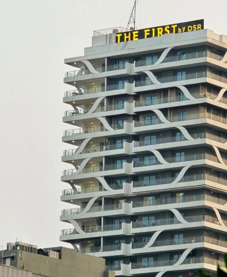 Exterior View, the-first 4 Bedroom 6666 Sq.Ft. Apartment In Gachibowli Hyderabad 10020749