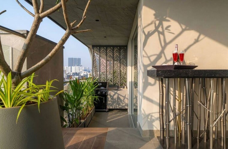 Exterior View, the-first 4 Bedroom 6666 Sq.Ft. Apartment In Gachibowli Hyderabad 10020749