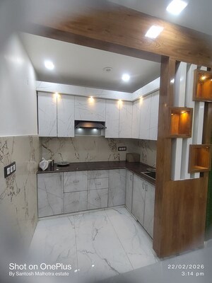 Kitchen in 3 BHK Builder Floor at Dwarka Mor – for Rent