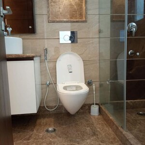 Bathroom in 3 BHK Builder Floor at East Of Kailash – for Rent