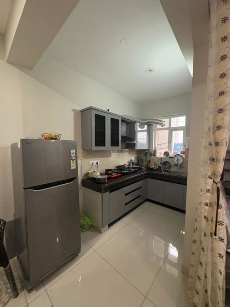 Kitchen, om-divine-world 2 Bedroom 900 Sq.Ft. Builder Floor In KharaR Banur Road Chandigarh 10020890