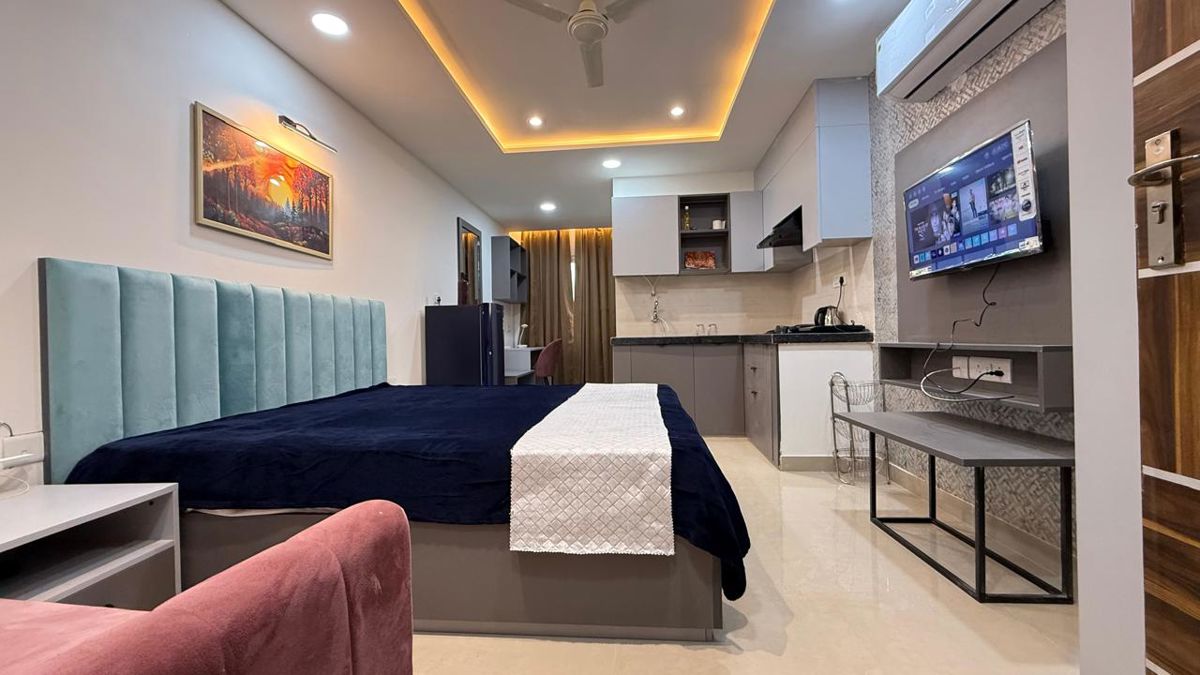 Studio  408 Sq.Ft. Apartment in Okay Plus Solitaire Suites