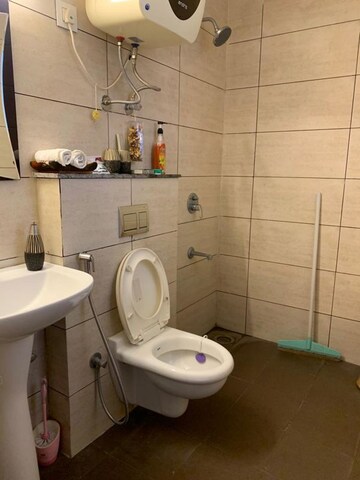 Bathroom in 3 BHK Apartment at Motiaz Royal Citi, Ambala Highway – for Rent