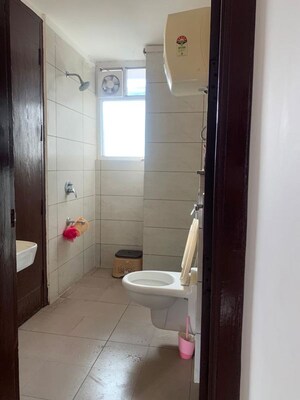 Bathroom in 3 BHK Apartment at Motiaz Royal Citi, Ambala Highway – for Rent