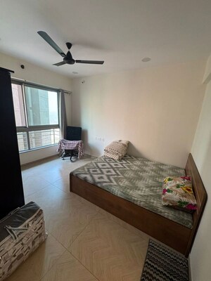Bedroom in 2 BHK Apartment at Gurukrupa Marina Enclave, Malad West – for Rent
