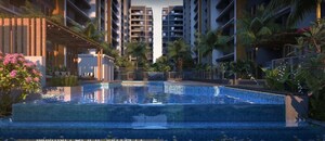 Swimming Pool in 2.5 BHK Apartment at Pristine Allure, Kharadi – for Sale