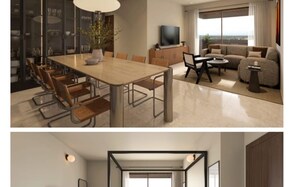 Kitchen in 3 BHK Apartment at Mahaveer Sanctum, Old Airport Road – for Sale