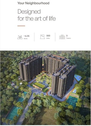 Master Plan in 3 BHK Apartment at Mahaveer Sanctum, Old Airport Road – for Sale