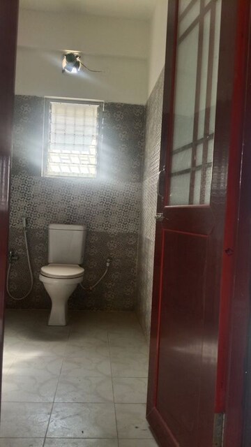 Bathroom in 3 BHK Apartment at Sunshine Enclave New Town, New Town – for Rent