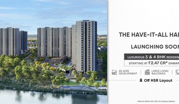 3 BHK Apartment – Exterior View View at Assetz Mizumi Reserve, Kudlu - for Sale