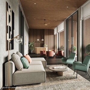 Living Room in 3 BHK Apartment at Assetz Mizumi Reserve, Kudlu – for Sale