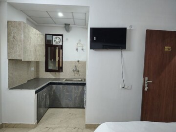 Kitchen in Studio Apartment at Knowledge Park V Greater Noida – for Rent