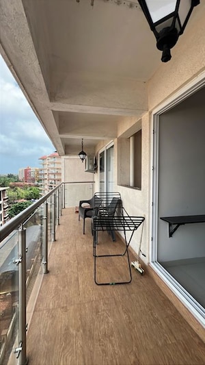 Balcony in 3 BHK Apartment at Sancoale – for Rent