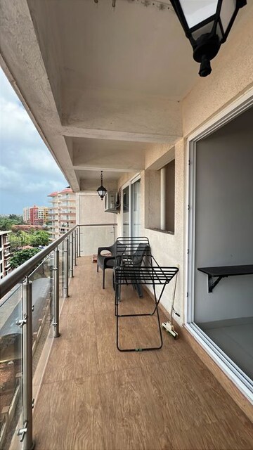 Balcony in 3 BHK Apartment at Sancoale – for Rent