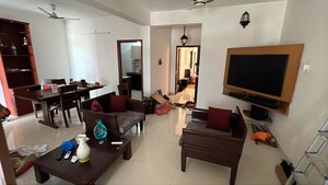 Living Room in 3 BHK Apartment at Sancoale – for Rent
