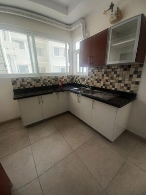 Kitchen in 3.5 BHK Apartment at Prestige Lakeside Habitat, Varthur – for Rent