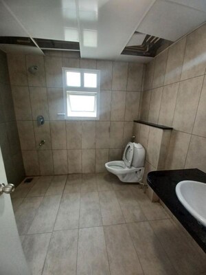 Bathroom in 3.5 BHK Apartment at Prestige Lakeside Habitat, Varthur – for Rent