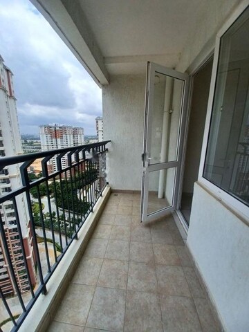 Balcony in 3.5 BHK Apartment at Prestige Lakeside Habitat, Varthur – for Rent