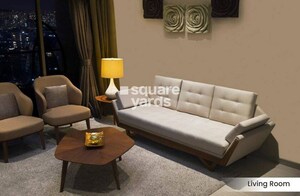 Living Room in 1 BHK Apartment at Sheth Vasant Oasis, Andheri East – for Rent