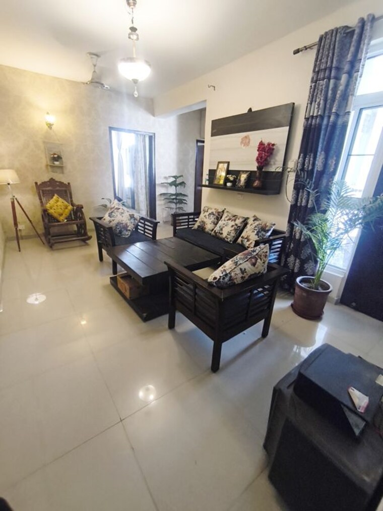 Living Room, nk-sharma-savitry-greens-2 2 Bedroom 800 Sq.Ft. Apartment In Ghazipur Zirakpur 10021162