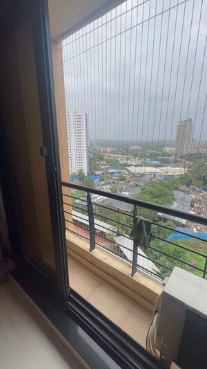 Balcony in 1 BHK Apartment at K Raheja Raheja Residency, Malad East – for Rent