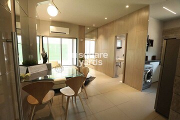 Living Room in 1 BHK Apartment at Chandak Nishchay, Borivali East – for Rent