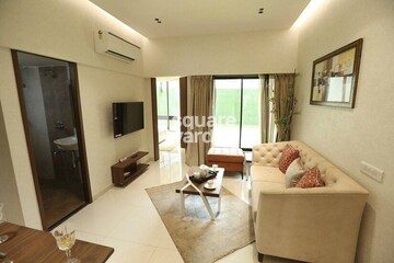 Living Room in 1 BHK Apartment at Chandak Nishchay, Borivali East – for Rent