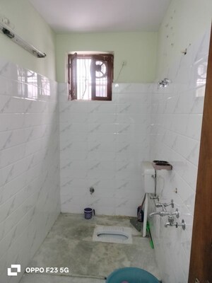 Bathroom in 2 BHK Builder Floor at Gomti Nagar – for Rent