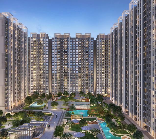 2.5 BHK + Pooja Room 990 Sq.Ft. Apartment in Magarpatta Nova
