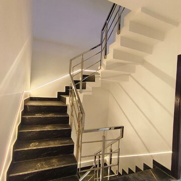 Staircase in 2 BHK Independent House at Sector 12 Greater Noida – for Sale