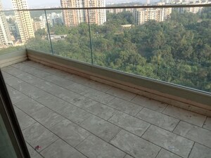 Balcony in 3 BHK Apartment at One Hiranandani Park, Ghodbunder Road – for Rent