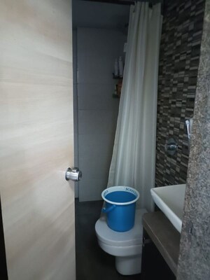 Bathroom in 2 BHK Apartment at Sankalp II, Malad East – for Rent