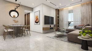 Living Room in 2 BHK Apartment at Dosti Greenscape, Hadapsar – for Sale