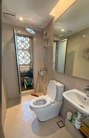 Bathroom in 2 BHK Apartment at Hiranandani Estate Rodas Enclave, Ghodbunder Road – for Rent