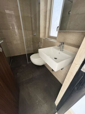 Bathroom in 3 BHK Apartment at Senapati Bapat Marg – for Rent