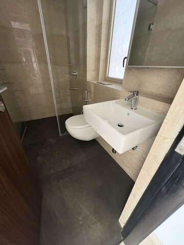 Bathroom in 3 BHK Apartment at Senapati Bapat Marg – for Rent