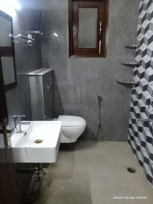 Washroom in 2 BHK Builder Floor at Vasant Kunj – for Rent