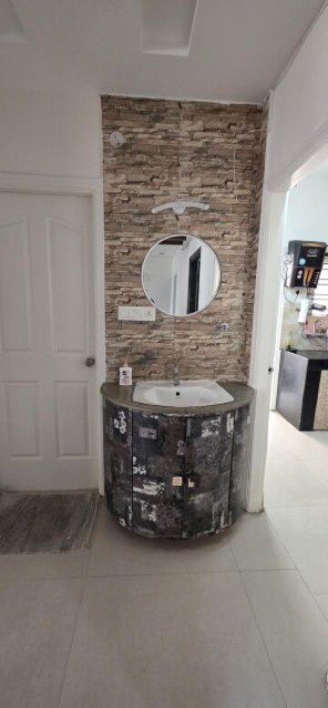 Bathroom in 3 BHK Apartment at Fortune KumKum Heights, Kondapur – for Rent