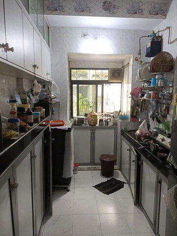 Kitchen in 2 BHK Apartment at Dheeraj Darshan, Jogeshwari East – for Rent